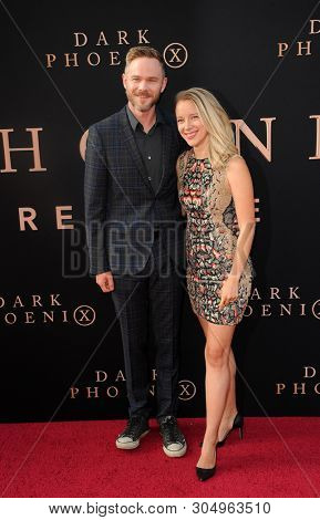 Shawn Ashmore and Dana Wasdin at the Los Angeles premiere of 'Dark Phoenix' held at the TCL Chinese Theatre in Hollywood, USA on June 4, 2019.
