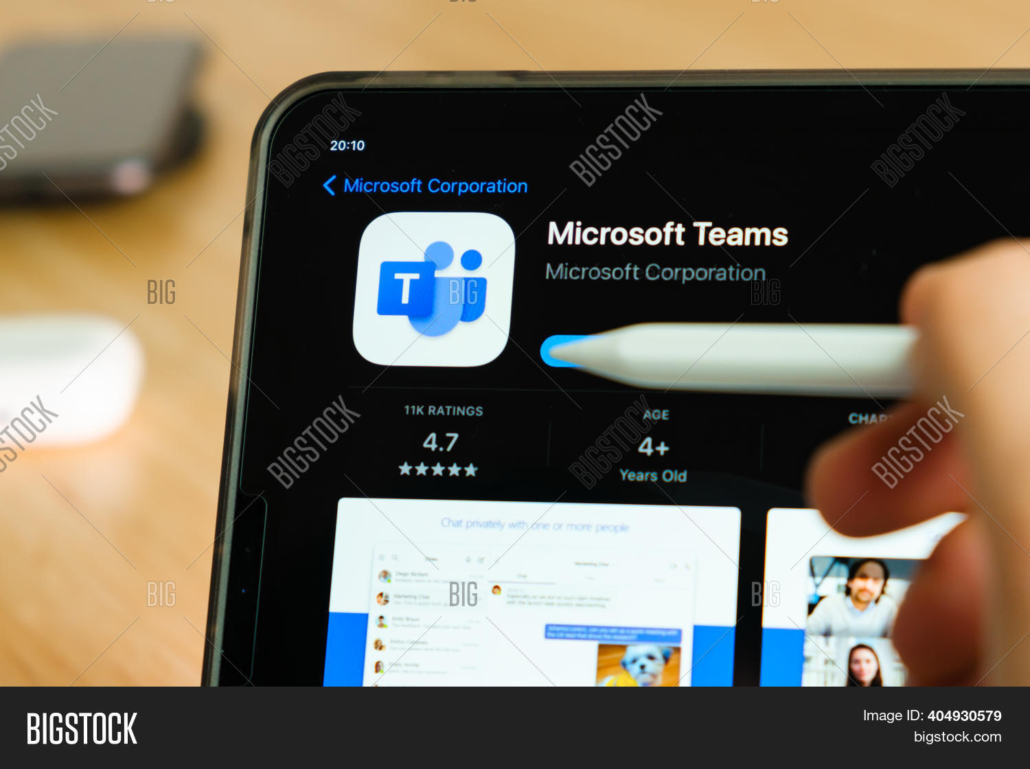 Microsoft Teams Logo Image Photo Free Trial Bigstock