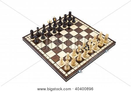 Schach, isoliert weiÃŸ