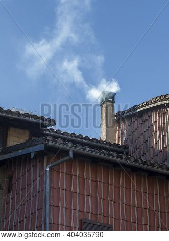 Traditional Architecture Of Hervas, Ambroz Valley Village. Caceres, Extremadura, Spain