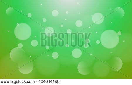 Beautiful Spring Forest With Bokeh Effect. Ecology Concept For Your Graphic Design, Banner Or Poster