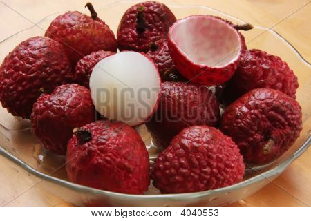 Litchi frugt