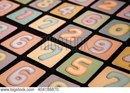 Background Of Numbers. Finance Data Concept. Matematic. Seamless Pattern With Numbers. Financial Cri