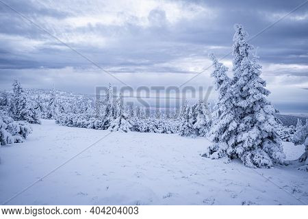 Krokonose Mountains Is Located In Northeastern Bohemia And In The South Of The Polish Part Of Silesi