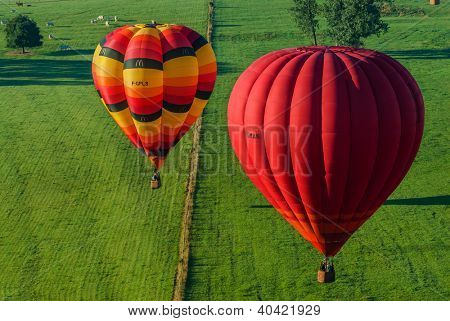 CHAMBLEY, Francia - 4 agosto: Mondial hot Air Ballon reunion in Lorena 4 agosto 2006, in Chambley