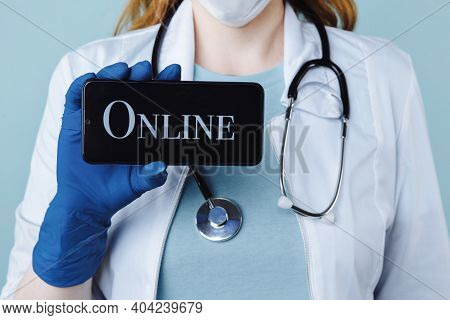 Online Appointment To The Doctor Therapist Concept. Make Your Checkup Regulary.