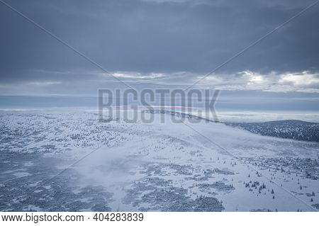 Krokonose Mountains Is Located In Northeastern Bohemia And In The South Of The Polish Part Of Silesi