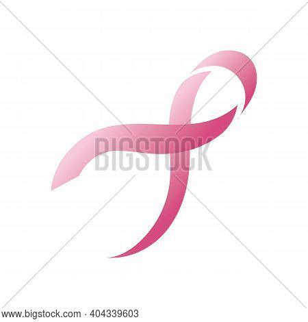 Breast Cancer Awareness Ribbon Vector Illustration