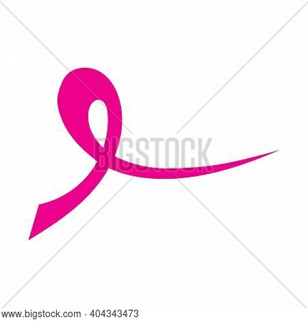 Breast Cancer Awareness Ribbon Vector Illustration