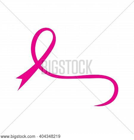 Breast Cancer Awareness Ribbon Vector Illustration