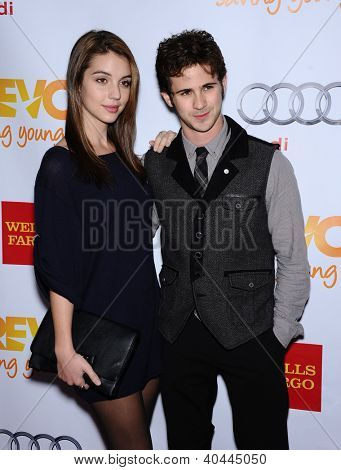 LOS ANGELES - DEC 02:  Connor Paolo & Date arrives to Trevor Project Honors Katy Perry  on December 02, 2012 in Hollywood, CA