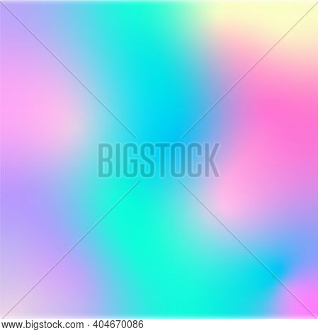 Abstract Iridescent Background. Vector Illustration. Design For Backdrop, Phone Wallpaper, Applicati