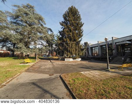 Piazza Degli Alpini (alpini Square) In Settimo Torinese