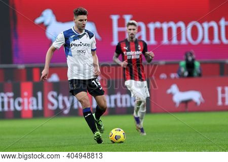 Milano, Italy. 23th Januery2021 . Berat Djimsiti Of Atalanta Calcio  During The Serie A Match Betwee