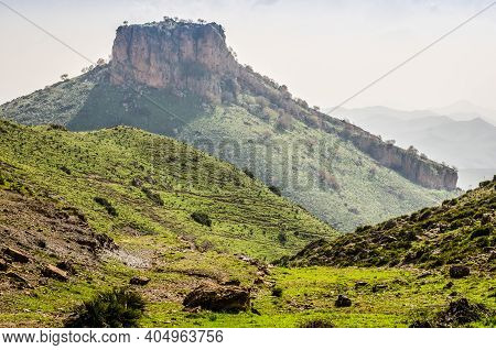 Landscape View On Nature Around Azrou City In North Morocco