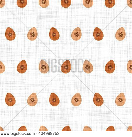 Cute Easter Egg Scribble Doodle Background. Hand Drawn Whimsical Motif Seamless Pattern. Naive Simpl