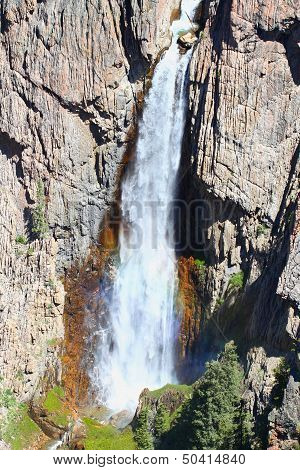 Bucking Mule Falls In Wyoming