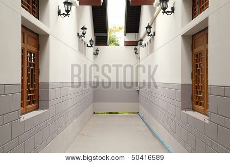 Blind Alley Between Building