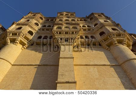 Mehrangarh Fort in Jodhpur, Rjasthan, India