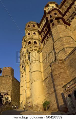 Mehrangarh Fort in Jodhpur, Rjasthan, India