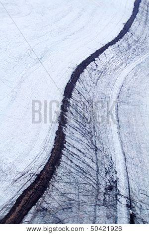 The Stone River On A Glacier 1