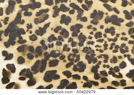 Background With Leopard Texture