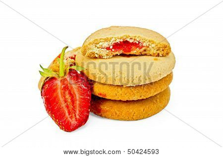 Biscuits With Strawberries