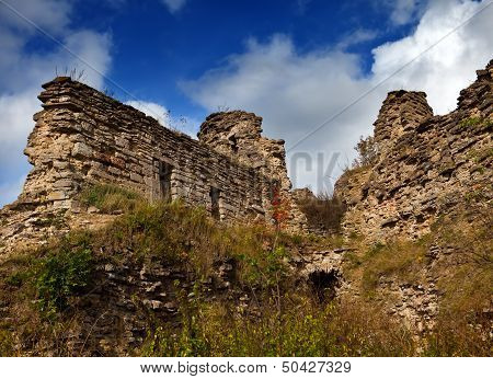 The ancient destroyed fortress. Petersburg. Russia. Koporye
