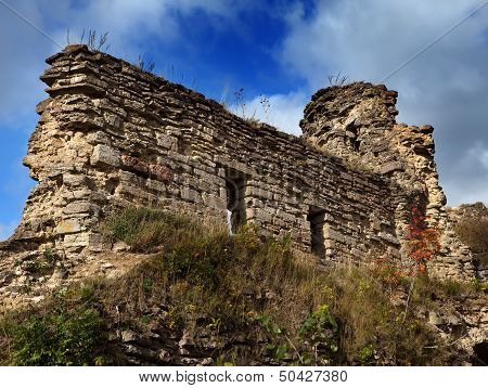 The ancient destroyed fortress. Petersburg. Russia. Koporye