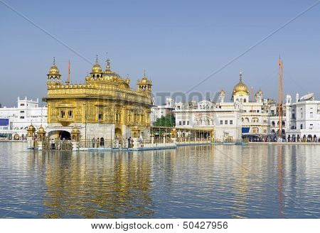 Golden Temple in Amritsar, Punjab, India.