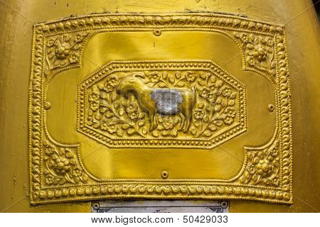 The 12 Thai Zodiac At Bell (goat)