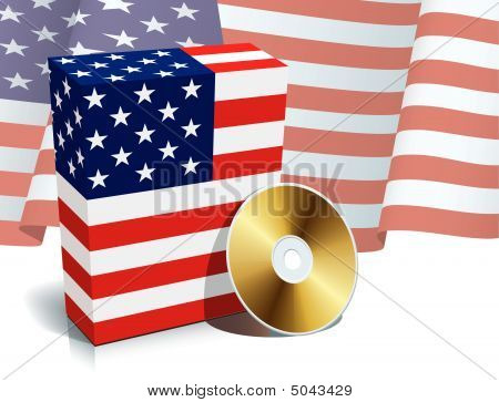 CD e Software americano Box