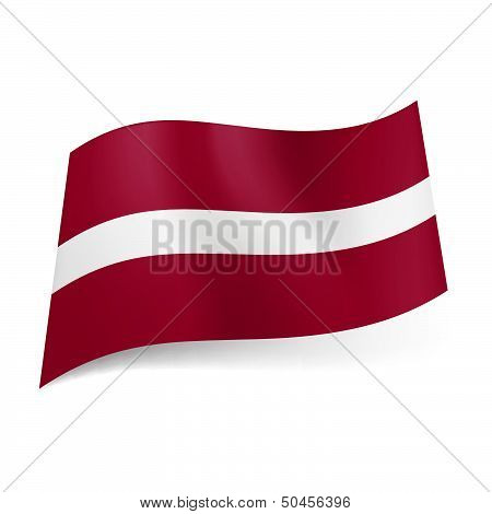 State flag Latvia.