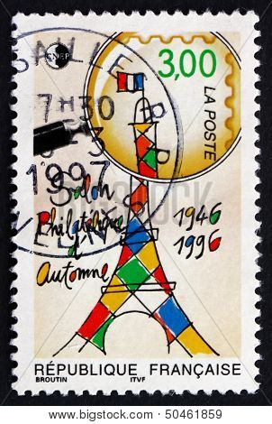 Postage Stamp France 1996 Eiffel Tower