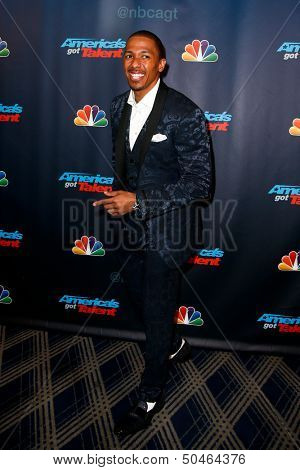 NEW YORK-SEP 4: Nick Cannon attends the post-show red carpet for NBC's 