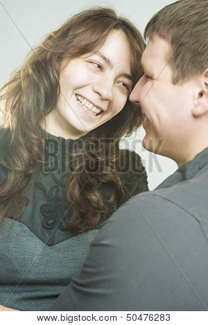Portrait Of Happy Family Couple