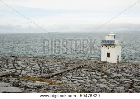 Blackhead Lighthouse In The Burren, Co.clare - Ireland