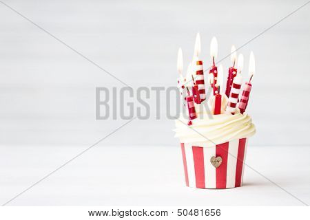 Birthday cupcake