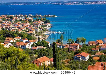 Island Of Ugljan Colorful Coastline