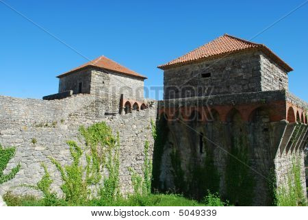 Ourém Castle (blue Sky Background)