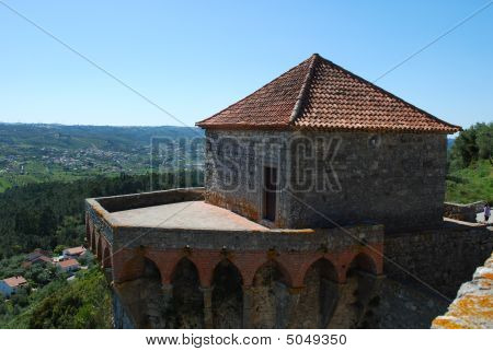 Ourém Castle (blue Sky Background)