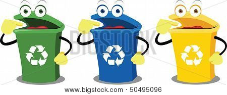 Funny Recycling Boxes