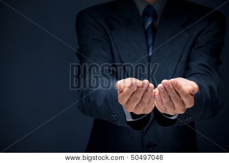 Giving And Protecting Gesture