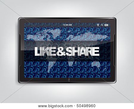 Tablet Computer Background