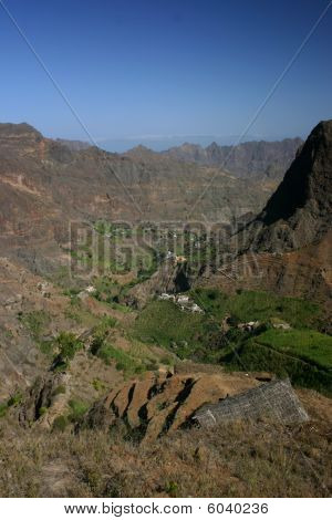 In the mountains of Cape verde