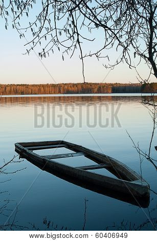 A Flooded Boat