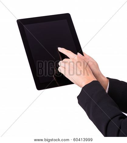 Female Hands With Tablet