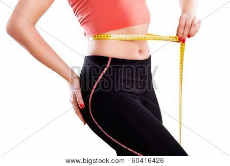 Weight Losing - Measuring Woman's Body