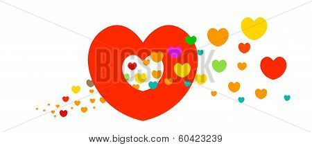 Full Color Love Vector