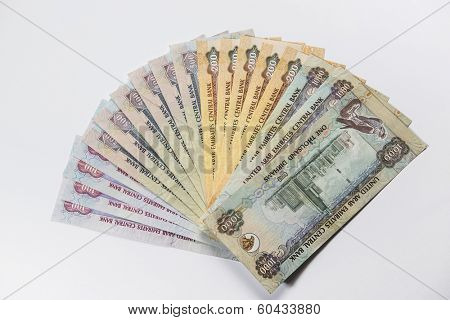 UAE Dirhams assorted currency notes
